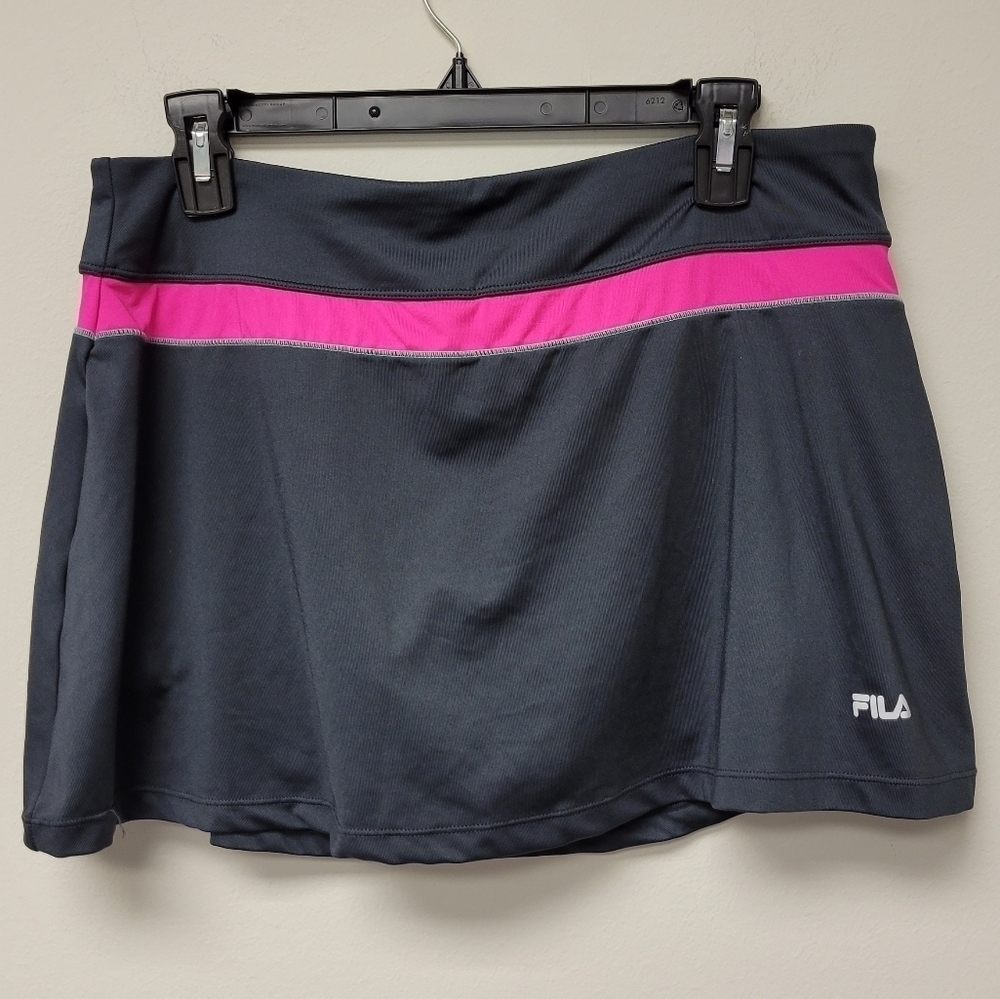Fila tennis skirt skort Charcoal Grey XL - Picture 6 of 6
